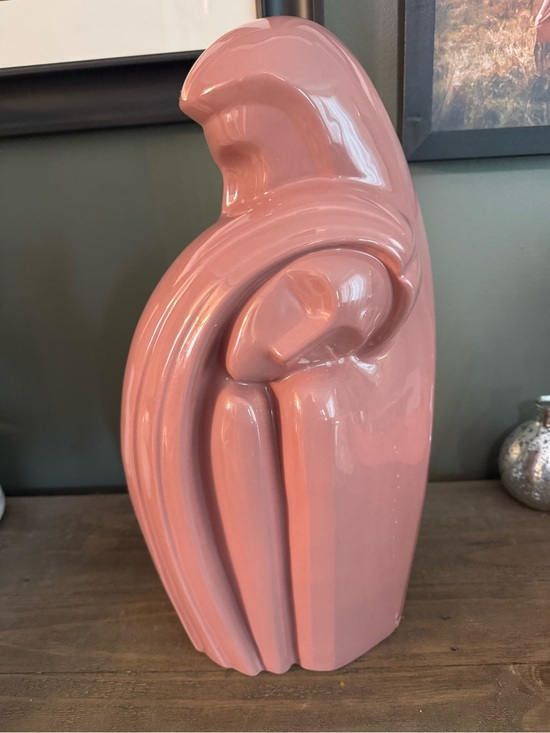 Haeger Other - Sculptural Pink Ceramic Art Figure - Decorative Home Accent